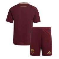 Camiseta AS Roma Primera Equipación Replica 2024-25 para niños mangas cortas (+ Pantalones cortos)